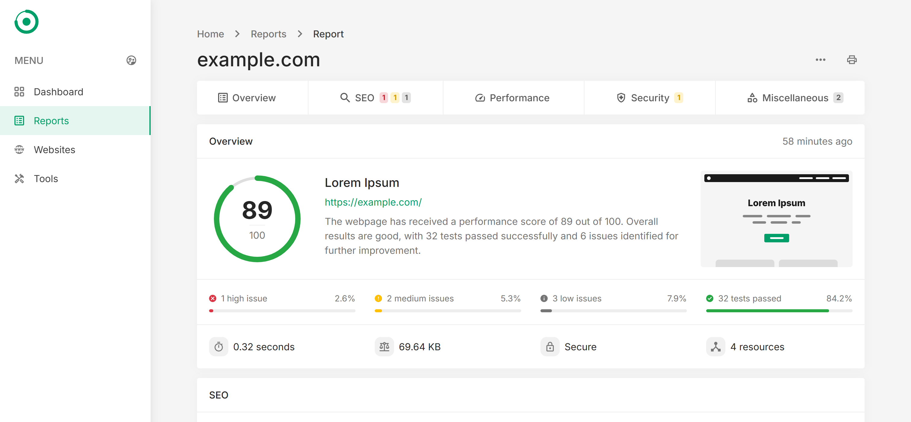 Professional SEO Reports Tools